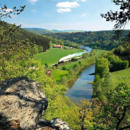 Ok Ferien - Altes Bahnhaus Appartement Muldenhammer Buitenkant foto