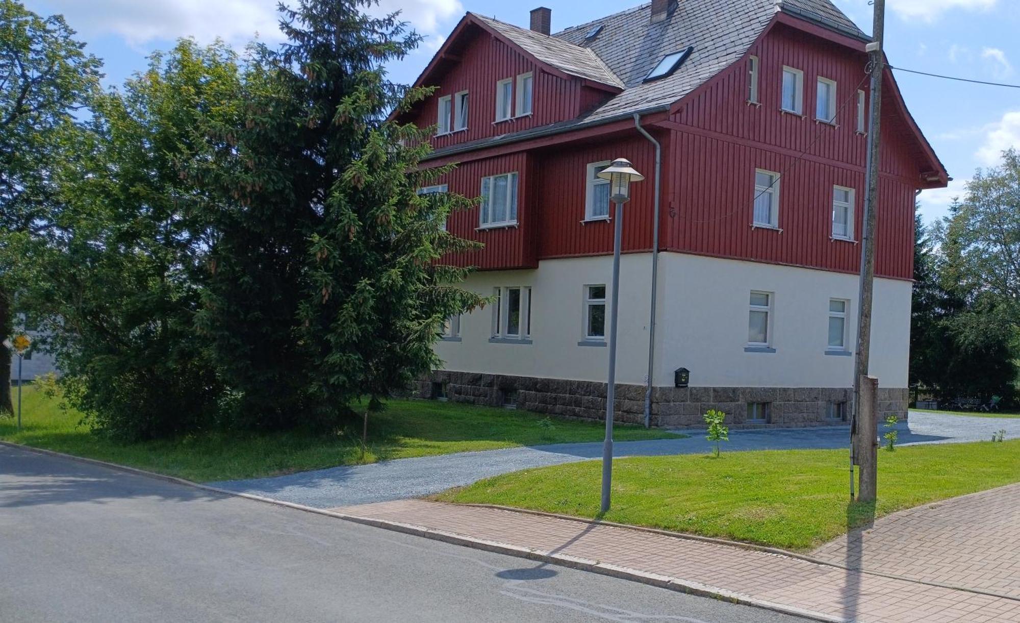 Ok Ferien - Altes Bahnhaus Appartement Muldenhammer Buitenkant foto